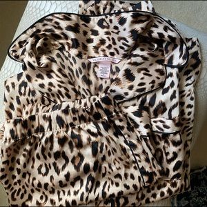 Vs Cheetah Satin Set